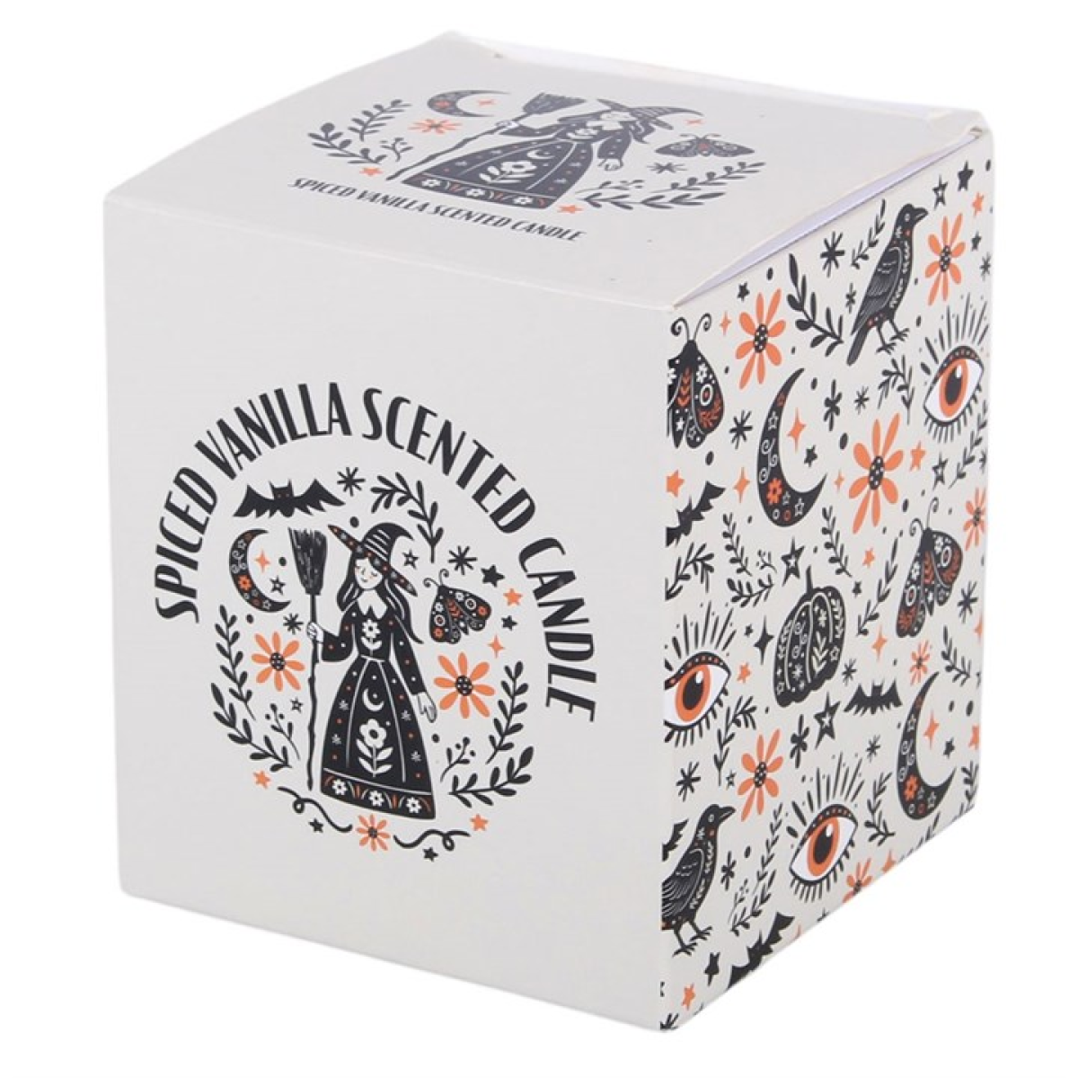 Frightful Folk Print Spiced Vanilla Scented Candle - Image 4
